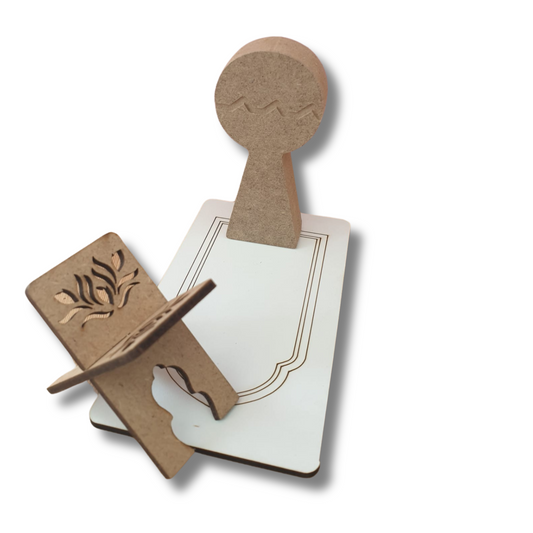 Figurine en Bois à Peindre : Version Garçon ou Fille