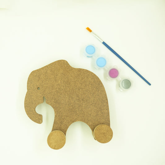 Figurine Éducative en Bois – Sourate Al FIl : L’Éléphant