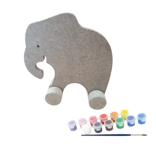 Figurine Éducative en Bois – Sourate Al FIl : L’Éléphant