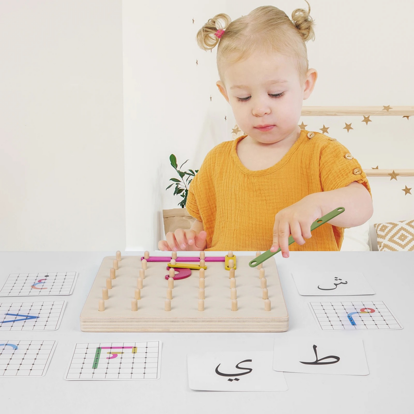 Panneau de Construction de Lettres Arabes – Le Jeu Éducatif Idéal pour Apprendre en S'amusant