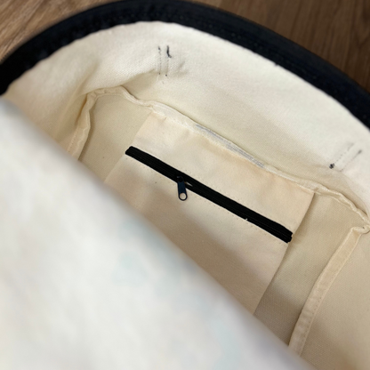 Sac à dos en coton avec lettres arabes
