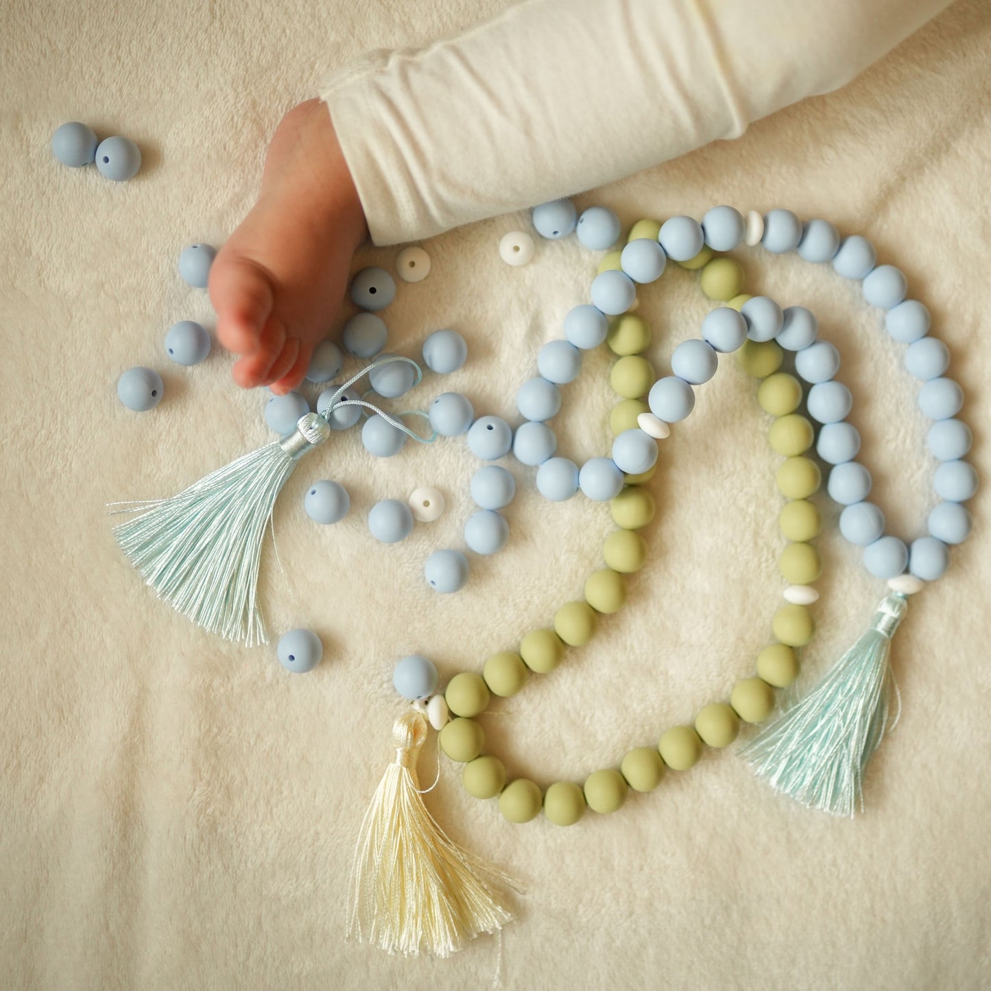 Kit Tasbih à faire soi-même en Silicone Pastel