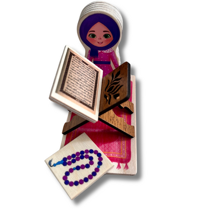 Figurine en Bois (Fille ou Garçon)