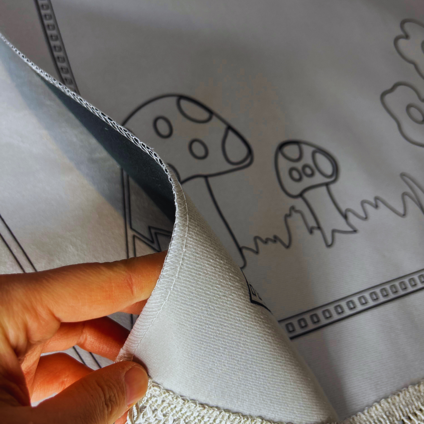 Tapis de Prière à Colorier pour Enfant - Jeu Éducatif Spirituel et Créatif