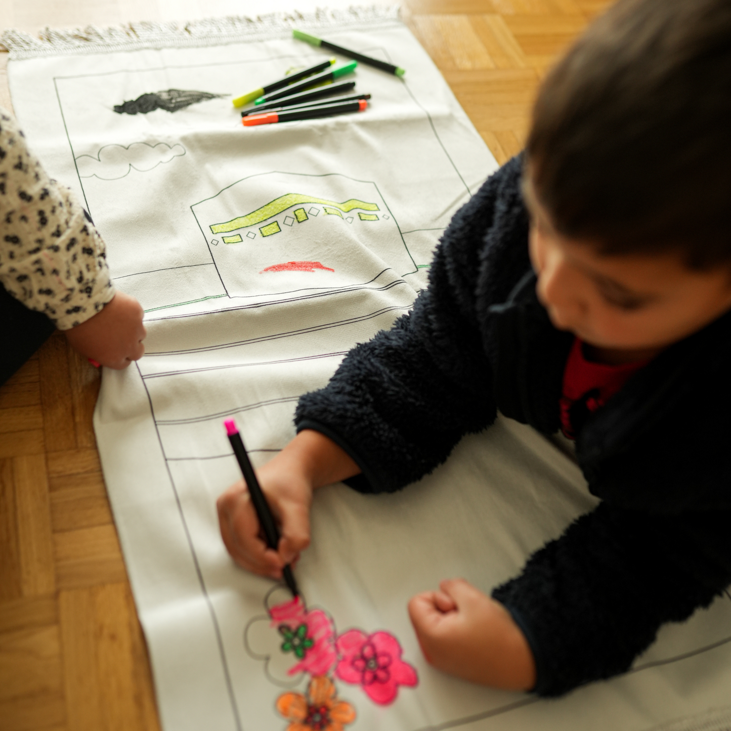 Tapis de Prière à Colorier pour Enfant - Jeu Éducatif Spirituel et Créatif