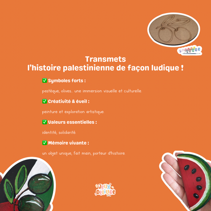 Jeu éducatif sur la Palestine Activité créative et culturelle pour enfants